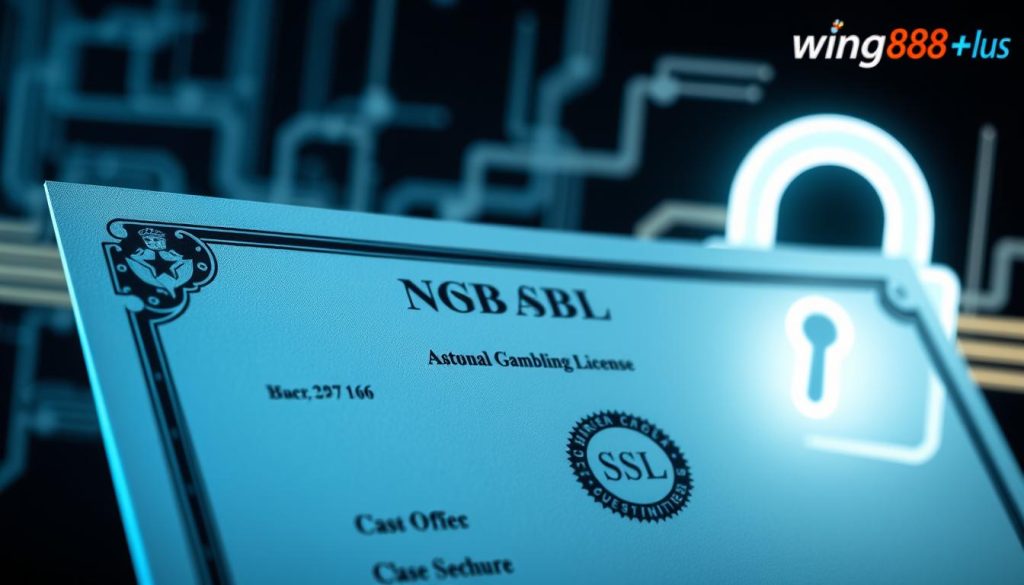 ใบอนุญาตพนันระหว่างประเทศและระบบความปลอดภัย SSL